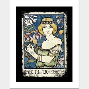 Art Nouveau - Paul Berthon Alphonse Mucha Vintage Fantasy Posters and Art